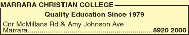 Marrara Christian College - University Australia 7