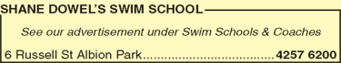 Shane Dowel's Swim School - Education SA 5
