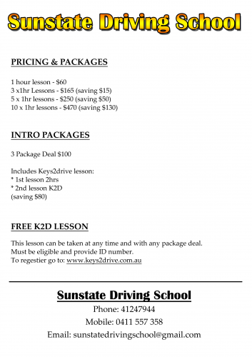 Sunstate Driving School - University Australia 8