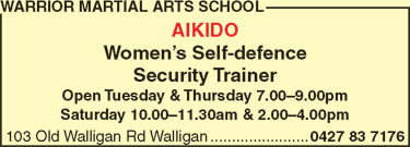 Warrior Martial Arts School - Education NT 4